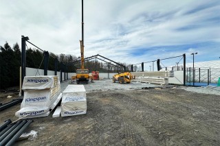 ocelová konstrukce haly pro padel