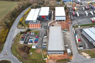 areál 3 montovaných hal Rakovník