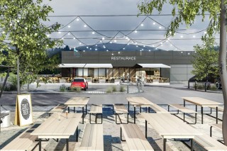 venkovní posezení restaurace