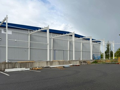 Dalších 288 m² skladových prostor pro areál v Kunicích u Říčan