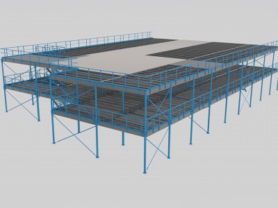Nová nabídka UNIHAL: Mezaniny a konzolové regály na míru