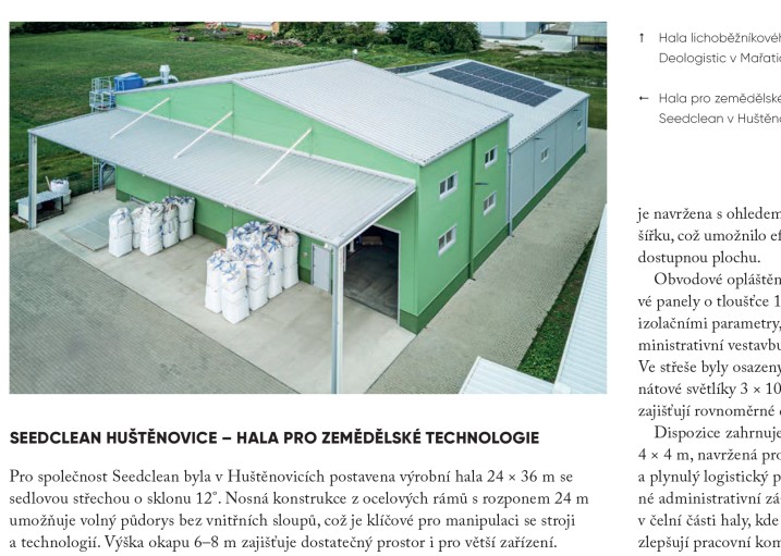 Naše haly v časopise KONSTRUKCE!