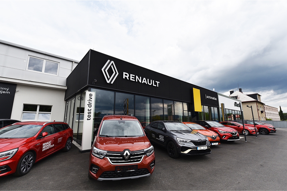 Montovaný autosalon Auto Kubíček Šumperk